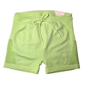 OFFLINE By Aerie Ribbed Seamless Drawstring Shorts Women's Small S Lime Green